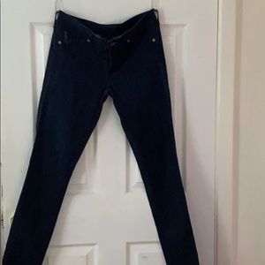 Genetic Denim Dark Wash Mid Rise Blue Jeans